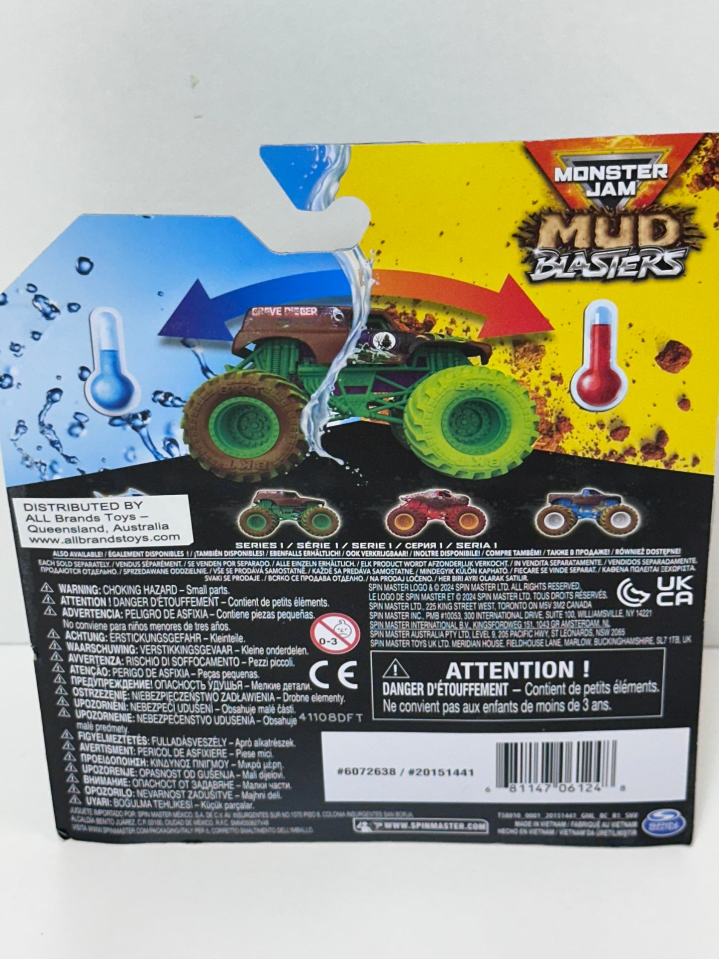 Grave Digger Mud Blaster 1:64