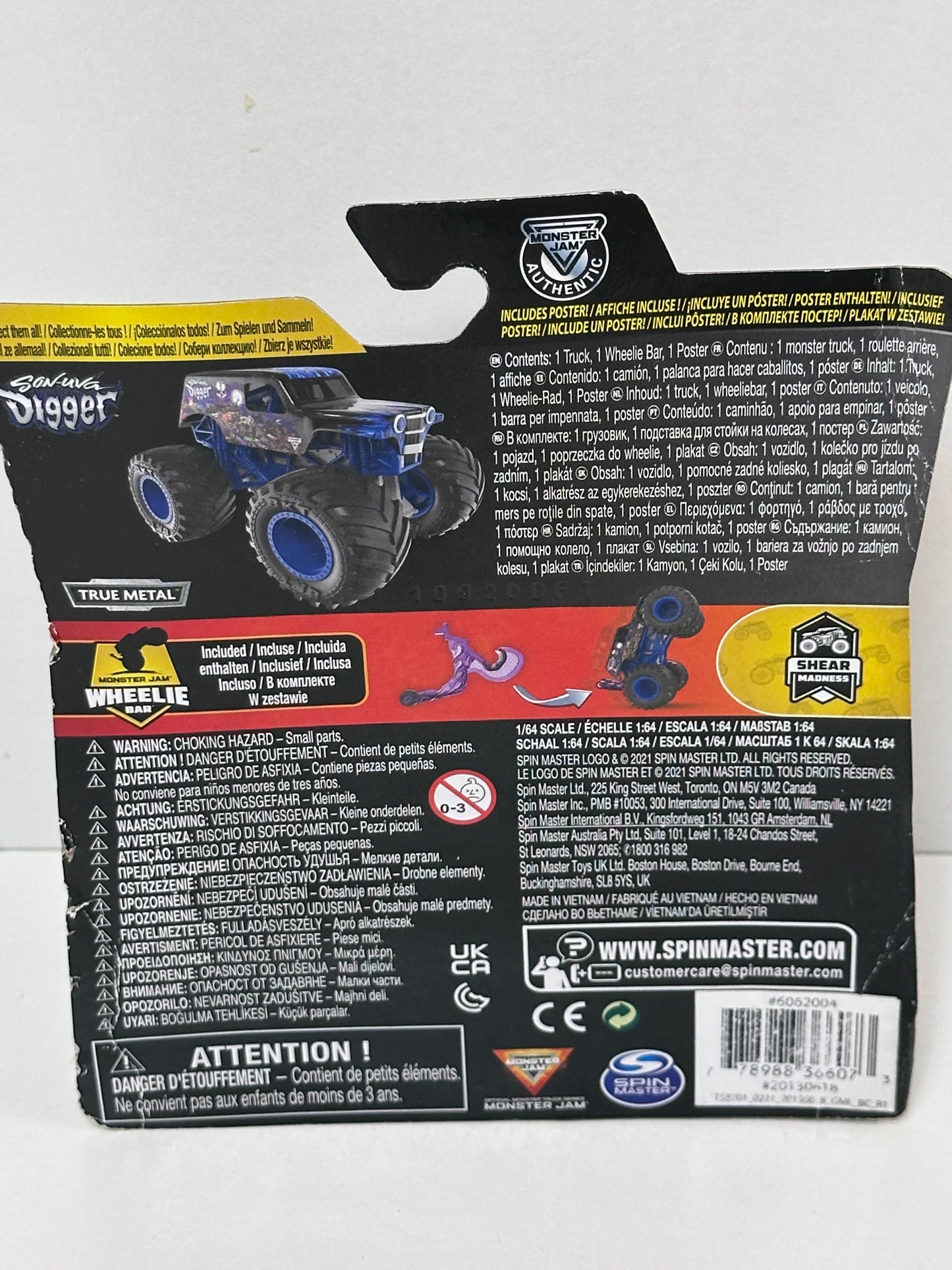 Sonuva Digger Wheelie, S21, 1:64