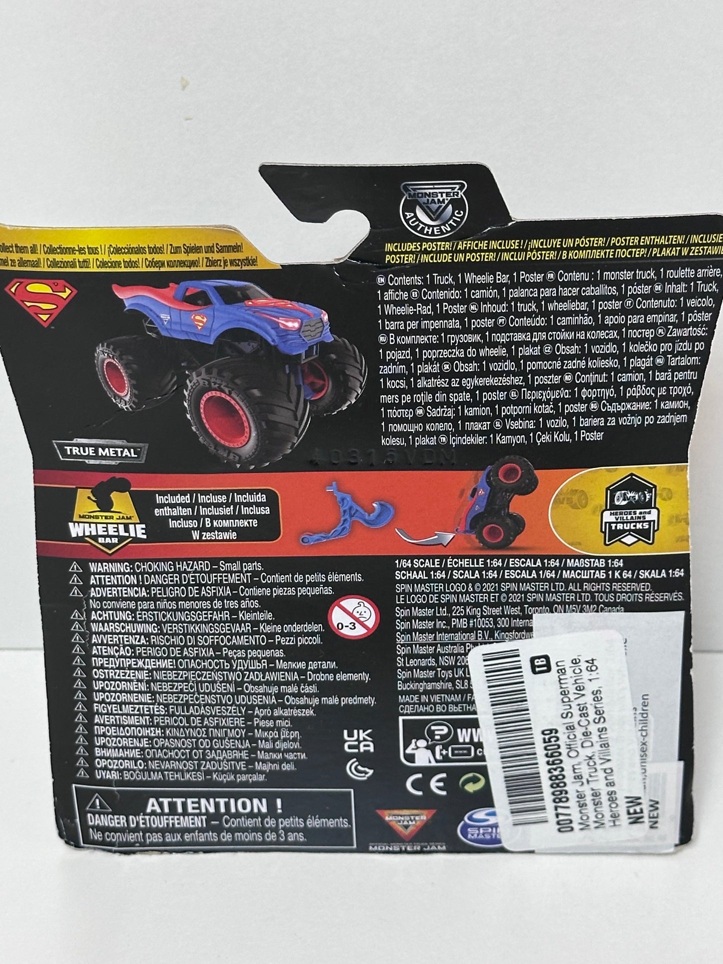 Superman Wheelie, S21, 1:64