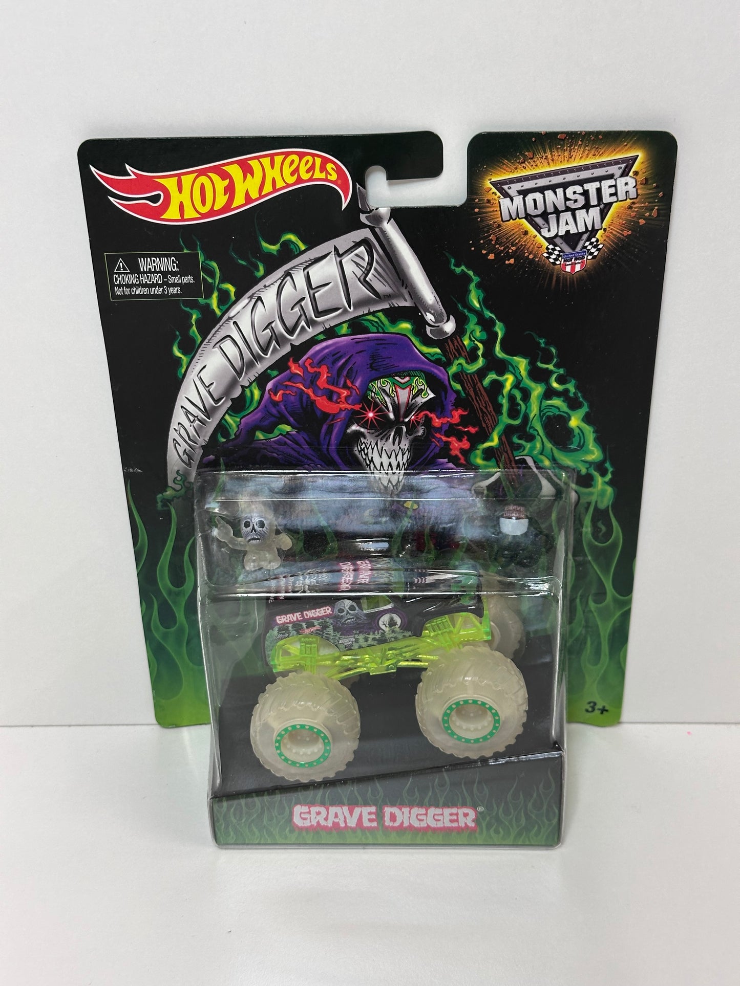 Grave Digger, Big Card 1:64 Hot Wheels/Monster Jam