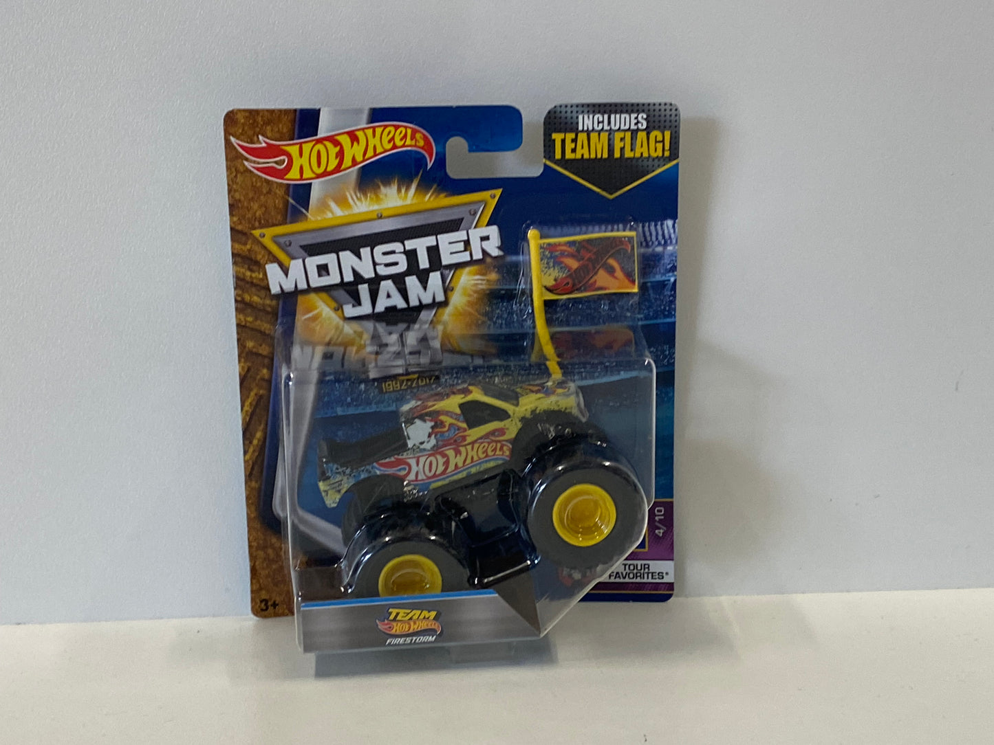 Hot Wheels, 1:64, w/Team Flag, Hot Wheels/Monster Jam