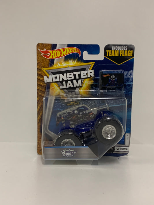Sonuva Digger 1:64 w/Team Flag , Hot Wheels/Monster Jam