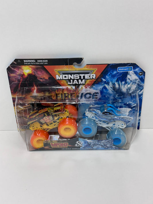Max-D & Dragon Fire & Ice Twin Pack 1:64