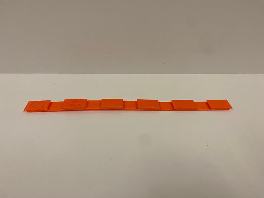 6 lane track joiner - 5 pack (Hot Wheels 6-Lane track Clip on)