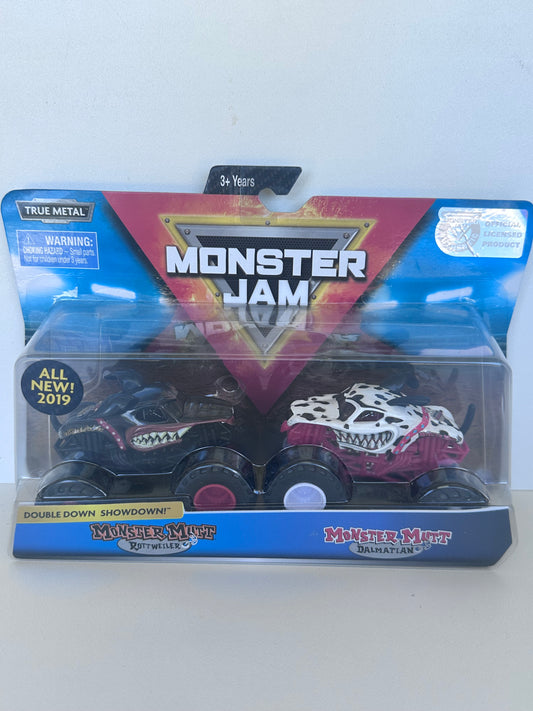 Monster Mutt Rottweiler & Monster Mutt Dalmatian Double Pack 1:64