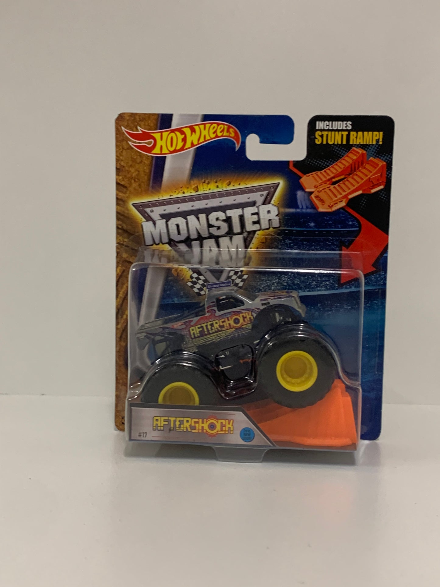 Aftershock 1:64 w/Stunt Ramp, Hot Wheels/Monster Jam