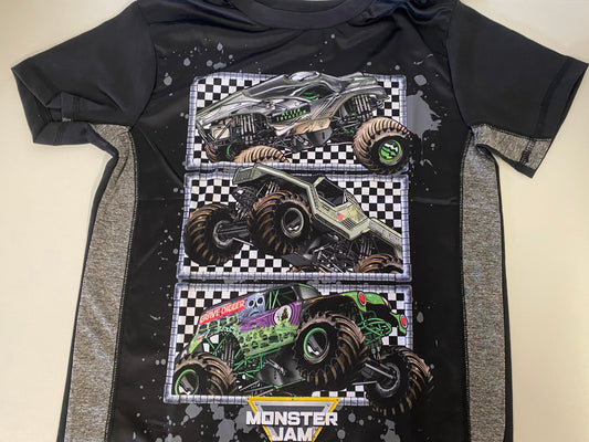 Monster Jam, Monster Jam ,T-Shirt (Black, 100% Polyester)
