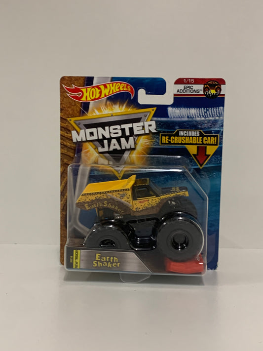 Earth Shaker 1:64 w/ RE- Crushable Car, Hot Wheels/Monster Jam