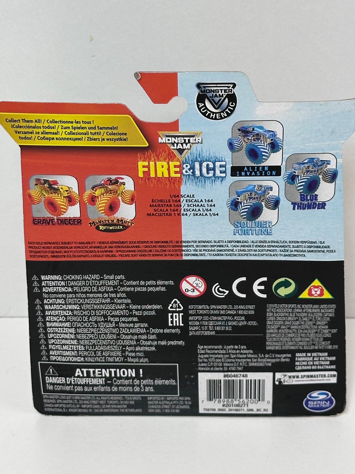 Monster Mutt Rottweiler, Fire & Ice, Special Edition, 1:64