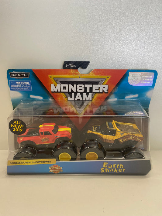 Radical Rescue & Earth Shaker Double Pack 1:64 ( Loose bubble)