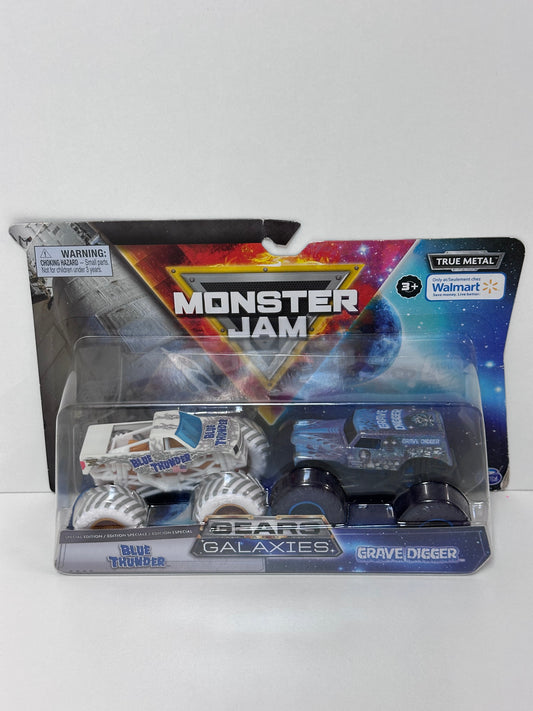 Blue Thunder & Grave Digger Gears & Galaxies Double Pack 1:64 (1D)