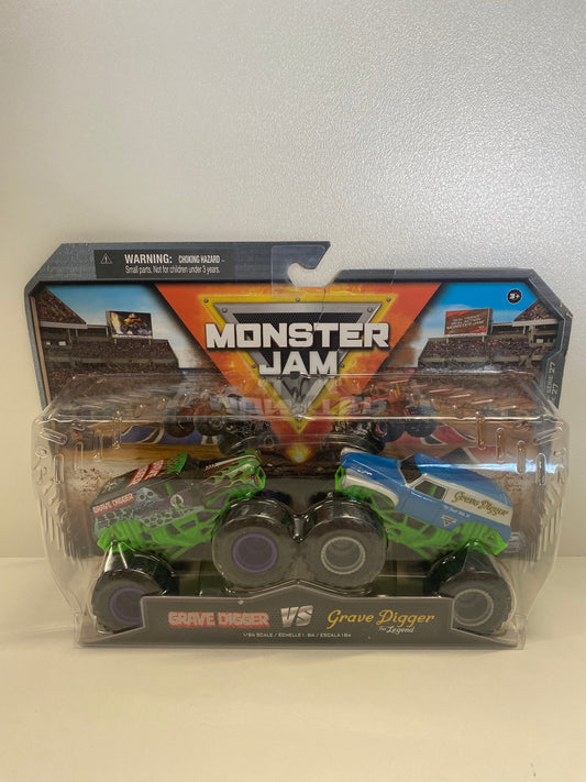 Grave Digger VS Grave Digger The Legend  - Double Pack 1:64