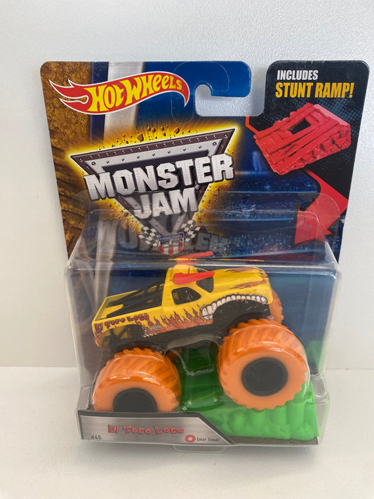 El Toro Loco 1:64 w/ Stunt Ramp , Hot Wheels/Monster Jam