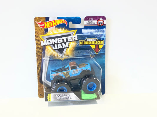 Big Kahuna, 1:64, w/ RE- Crushable Car, Hot Wheels/Monster Jam