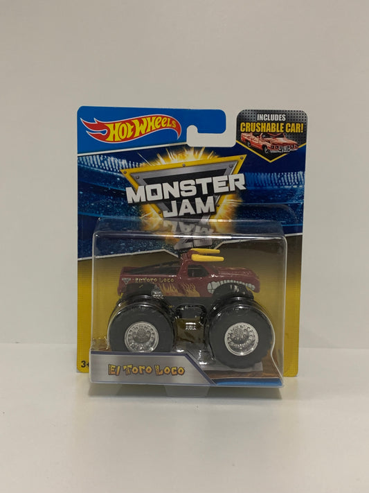 El Toro Loco   w/ Crushable Car, Hot Wheels/Monster Jam